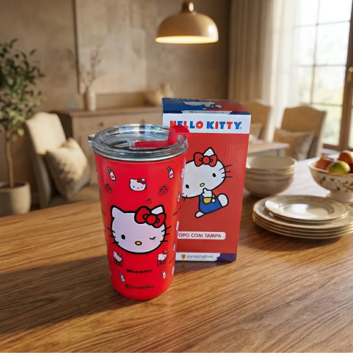 Copo Térmico Sky Hello Kitty - Zona Criativa