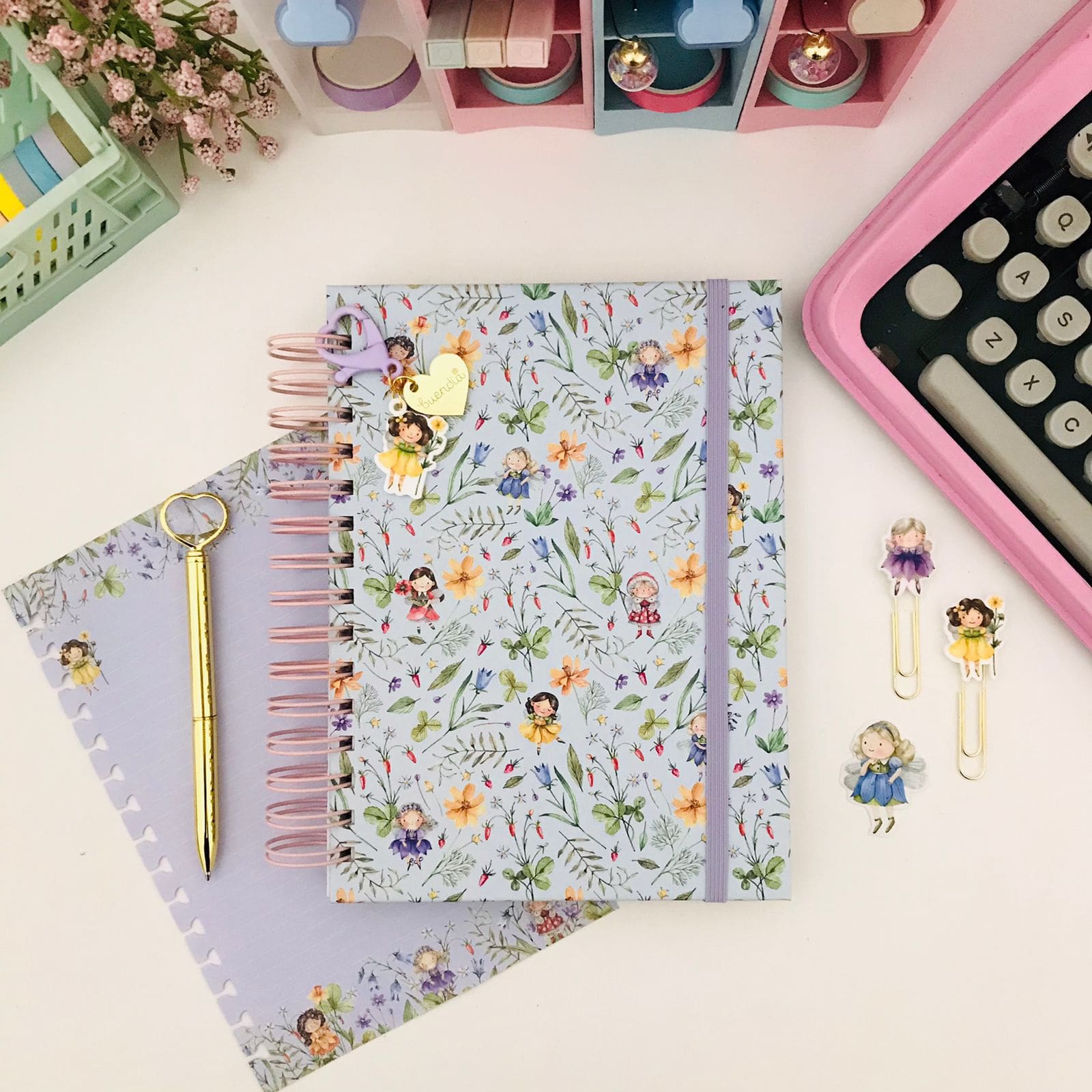 Planner Wire-o Floresta Encantada