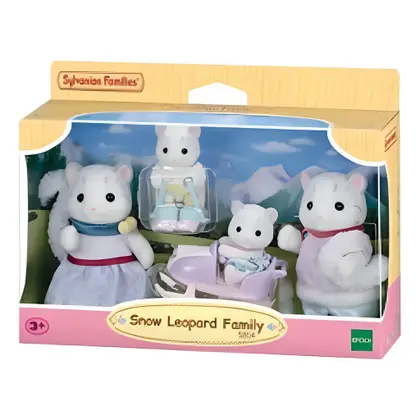 Sylvanian Families Familia Leopardos Da Neve