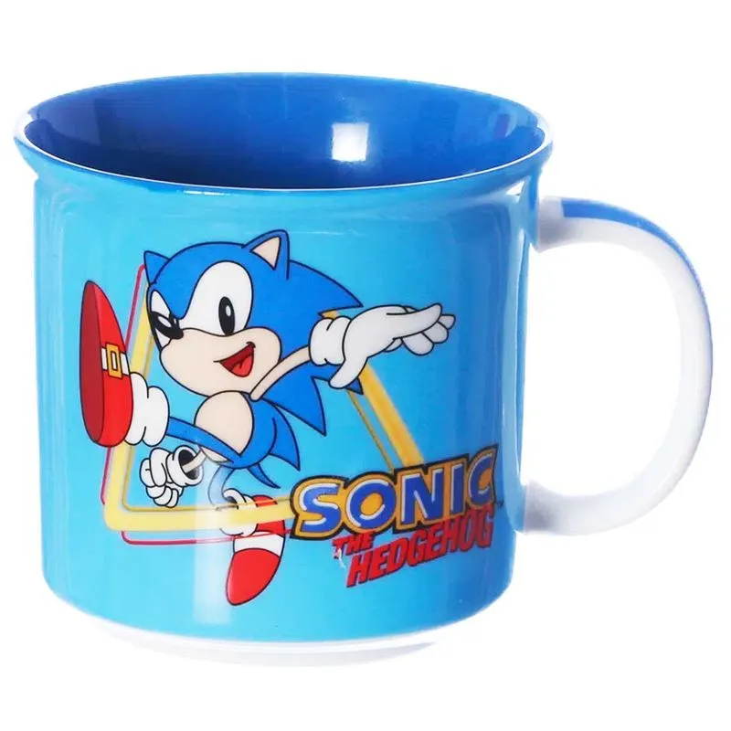 Caneca Tom Sonic The Hedgehog 350ml em Cerâmica Zona Criativa